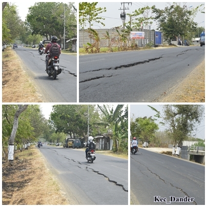 Hati-hati jalan pecah
