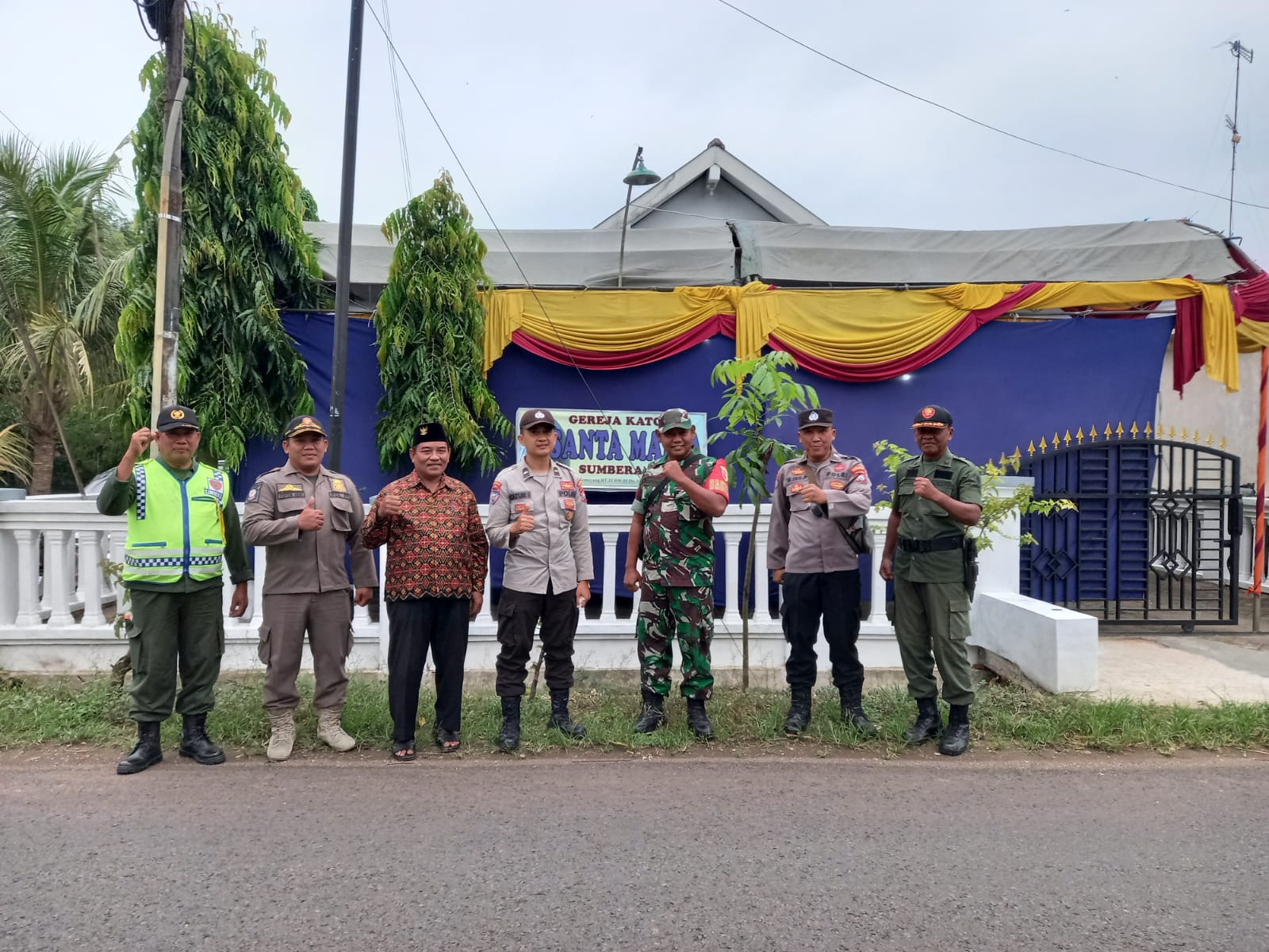Pengamanan Ibadah Natal Tahun 2022 Di Wilayah Kecamatan Dander