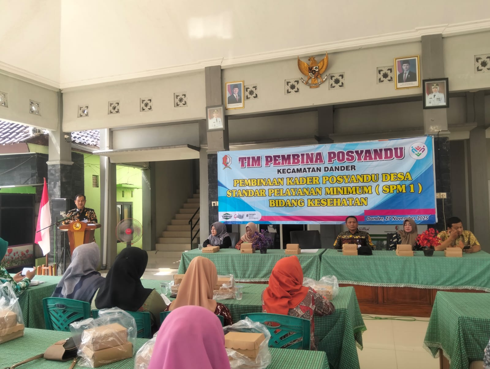 Pembinaan Kader Posyandu Desa SPM 1 Bidang kesehatan dan SPM 2 bidang pendidikan