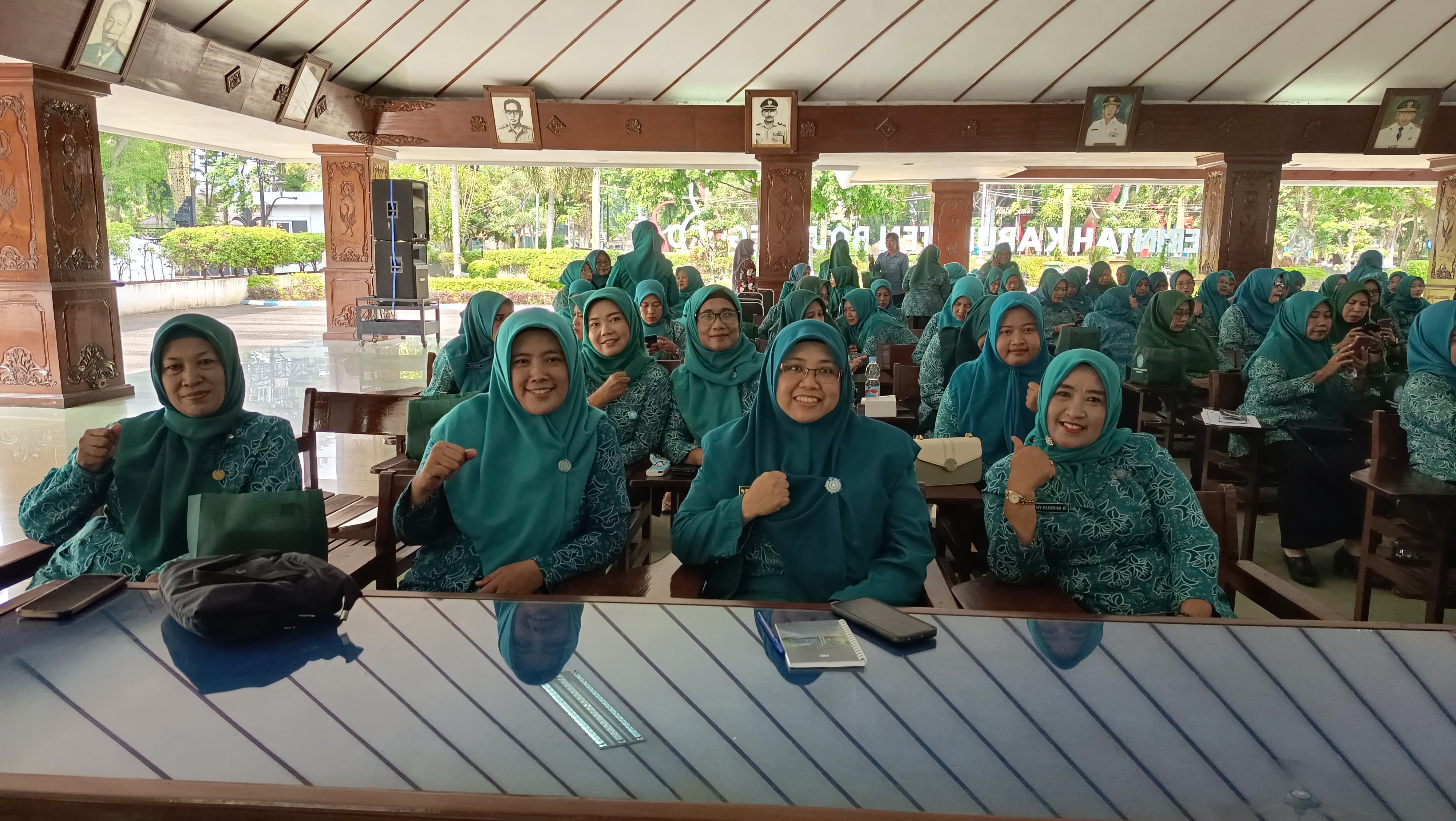 Rapat kerja daerah Tim Penggerak PKK Kabupaten Bojonegoro.