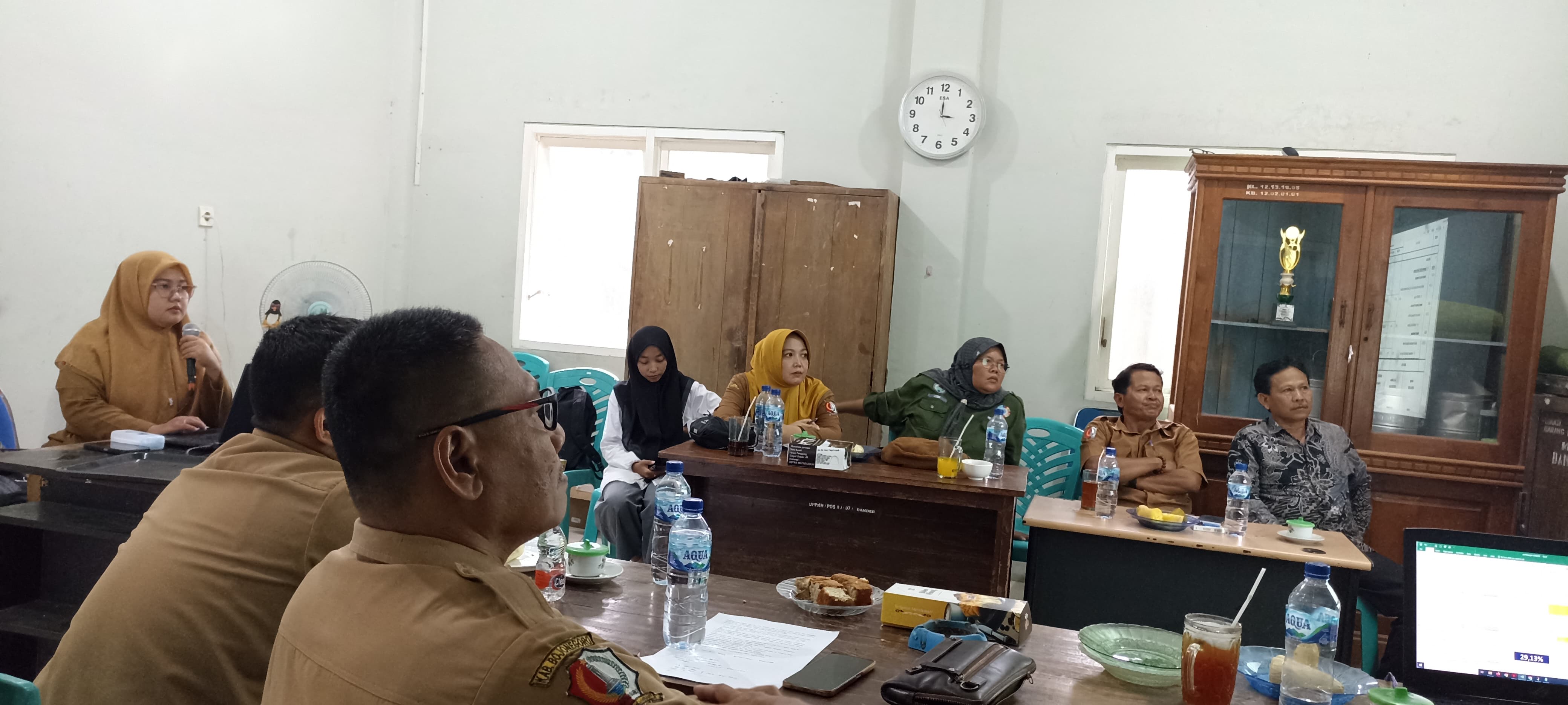 Rapat Evaluasi Raperdes Ds.Ngulanan Kec.Dander. Raperdes tentang APBDes 2026.