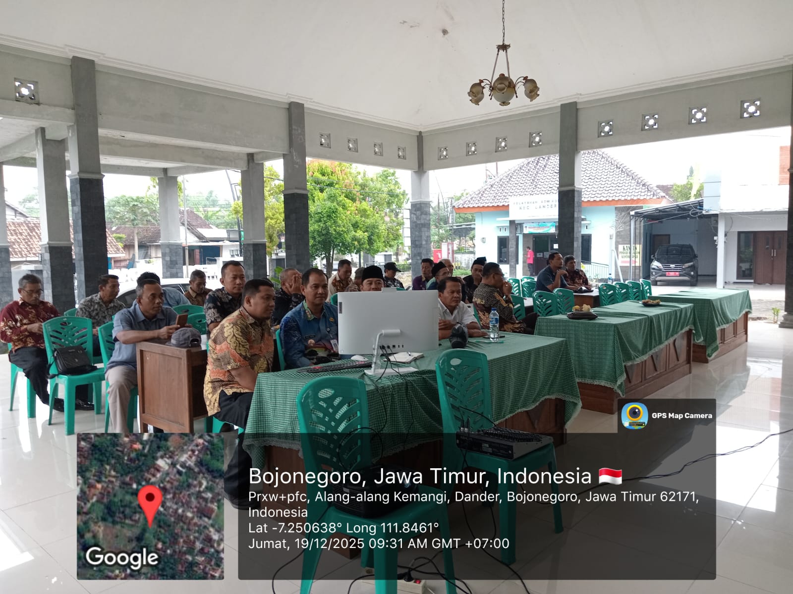 Zoom Sosialisasi Lomba Tertib Pengelolaan Keuangan Desa.