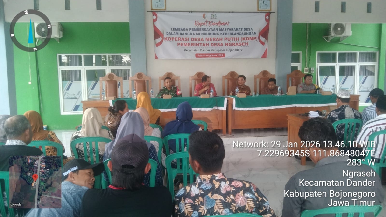 Rapat Koordinasi LPMD dalam rangka Mendukung Keberlangsungan KDMP.