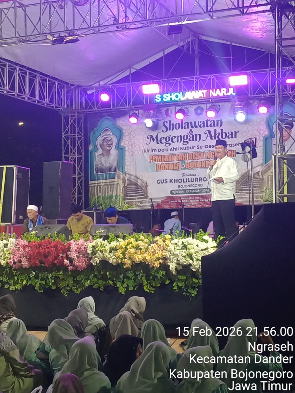 Pemdes Desa Ngraseh adakan Acara Megengan Akbar dan Gema Sholawat.