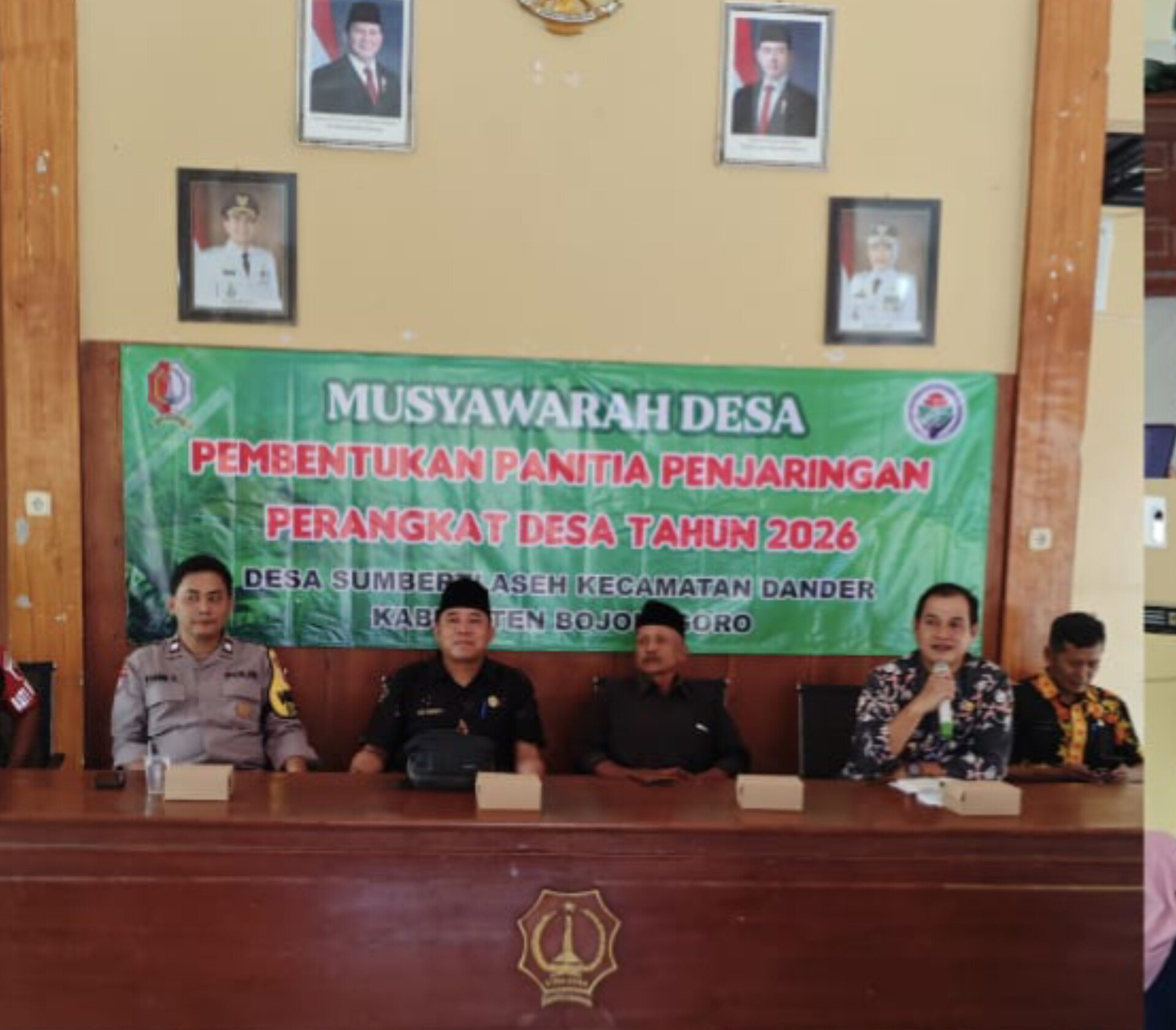 Optimalkan Pelayanan Publik, Pemdes Sumbertlaseh Bentuk Panitia Pengisian Perangkat Desa