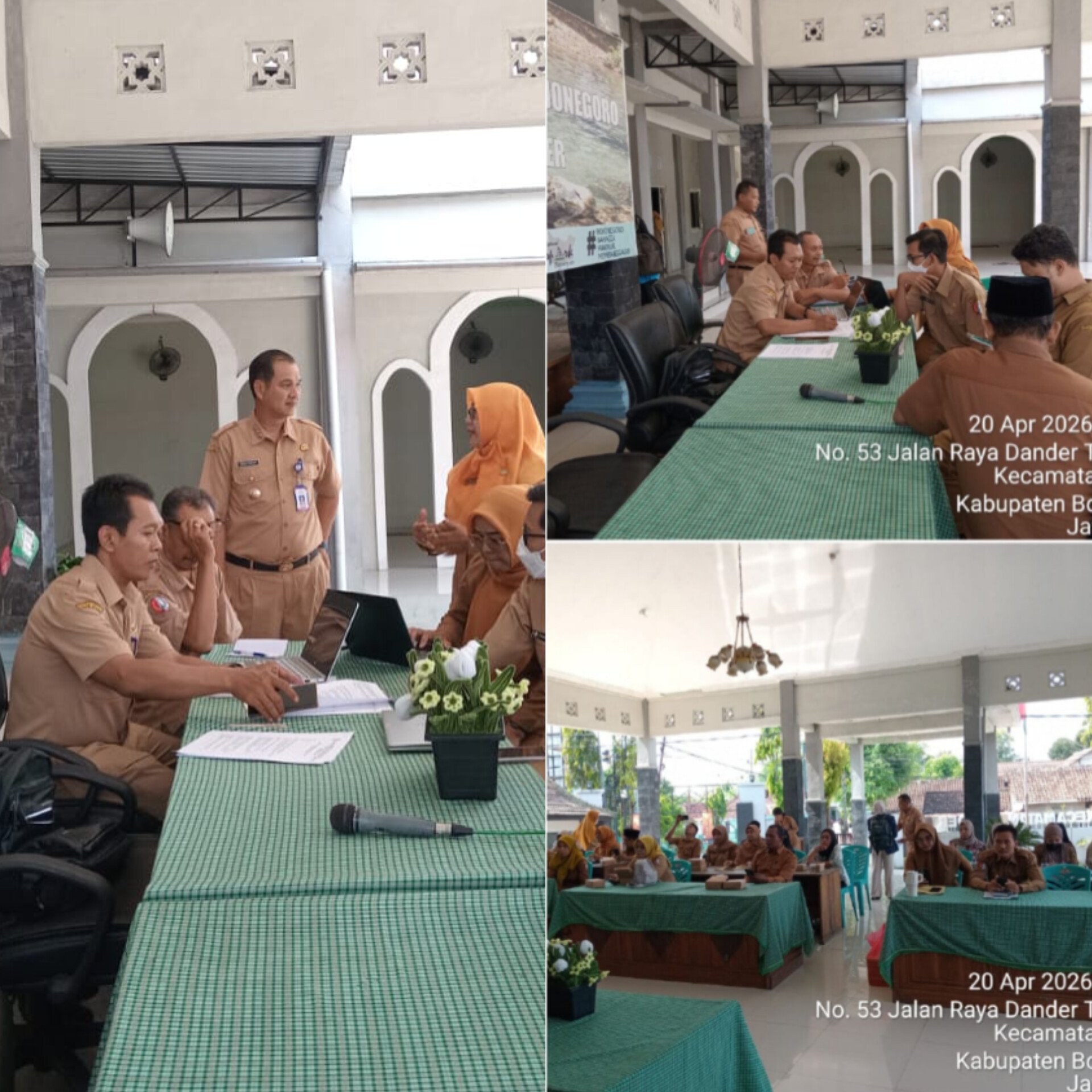 Optimalkan Peran Lembaga Desa, Camat Dander Pimpin Desk Verifikasi LKD/K dan LAD/K 2026
