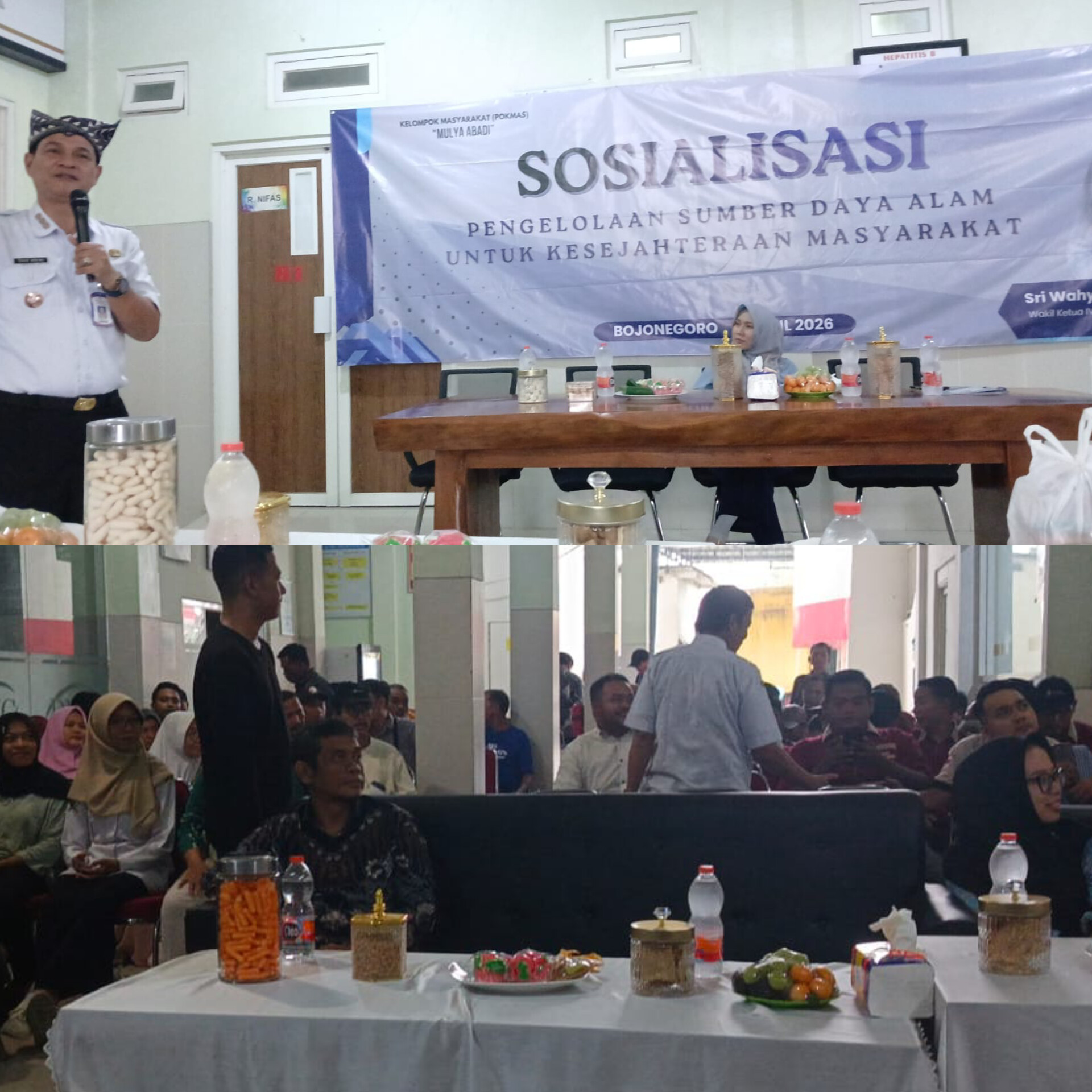 Sinergi Membangun Desa Camat Dander Hadiri Undangan POKMAS Mulya Abadi