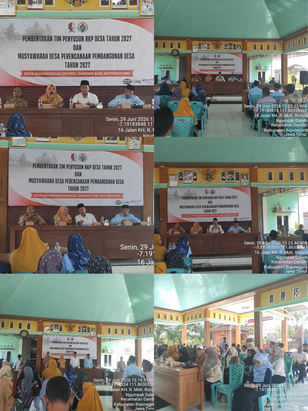 Rampung di 16 Desa, Kecamatan Dander Sukses Gelar Musdes PPD dan Pembentukan Tim RKP Desa Tahun 2027