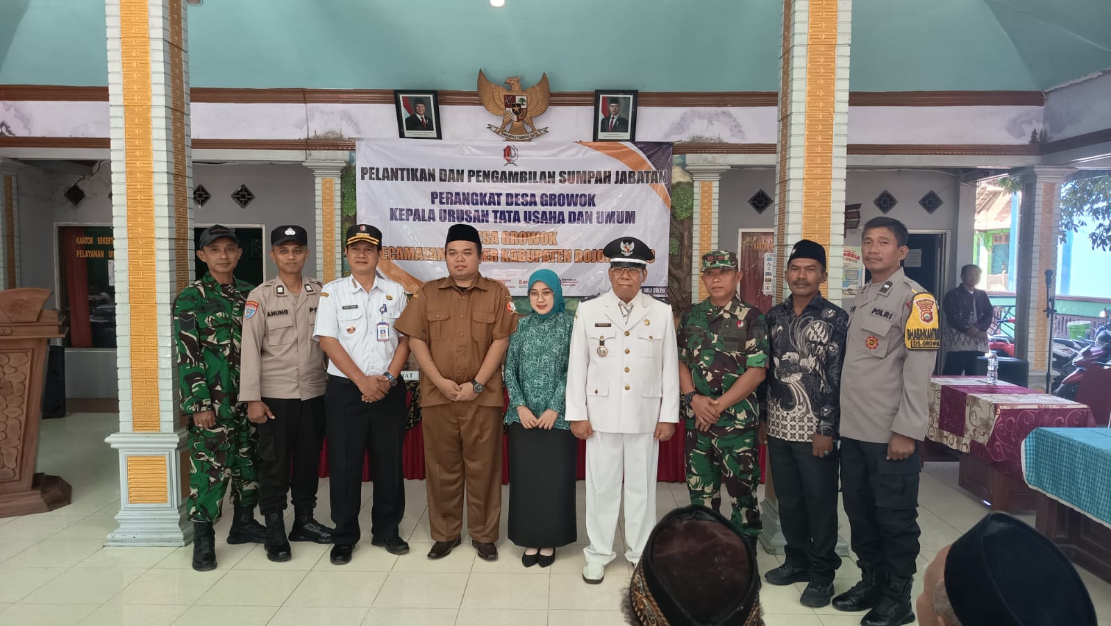 Pelantikan dan Sumpah Jabatan Perangkat Desa Growok (Kaur Tata Usaha dan Umum)