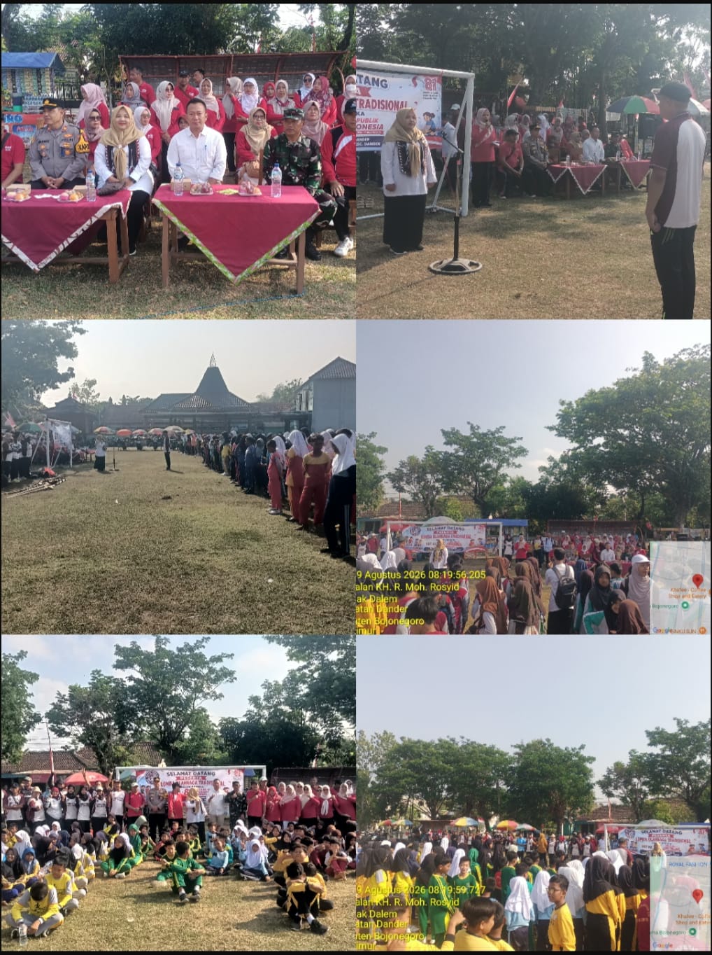 Kecamatan Dander Gelar Lomba Tradisional Tingkat SD/MI Meriahkan HUT ke-81 RI