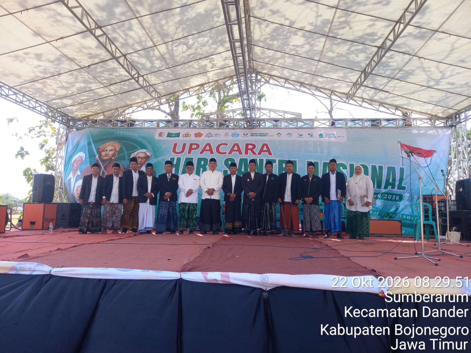 Kecamatan Dander Gelar Upacara HSN 2026 di Lapangan Desa Sumberarum dengan Khidmat