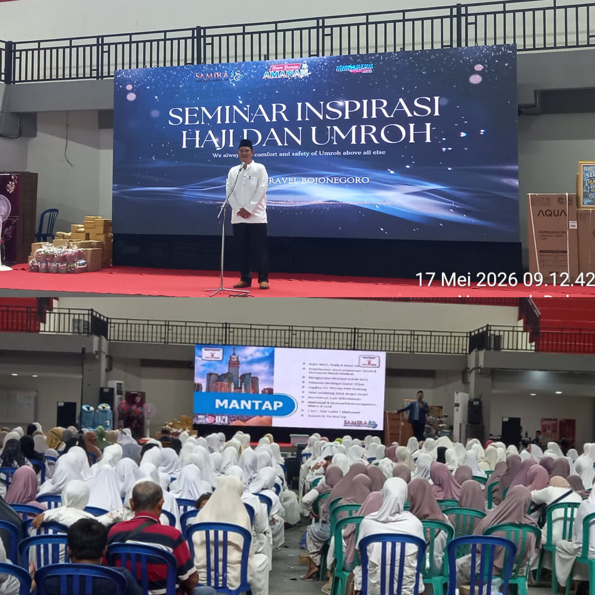 Motivasi Warga ke Tanah Suci, Pemerintah Kecamatan Dander Dukung Seminar Inspirasi Haji dan Umroh
