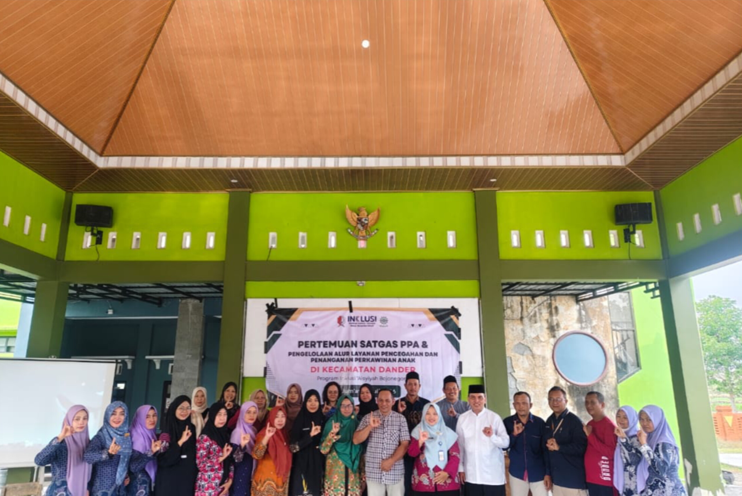 Kecamatan Dander Gelar Pertemuan Satgas PPA di Desa Karangsono